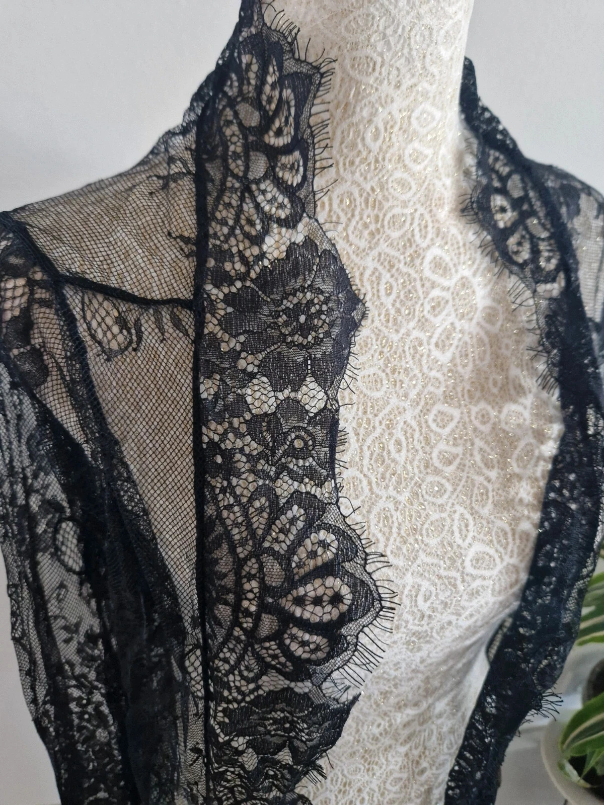 Lace bathrobe - S/M - Fascinating Nights – photo 2